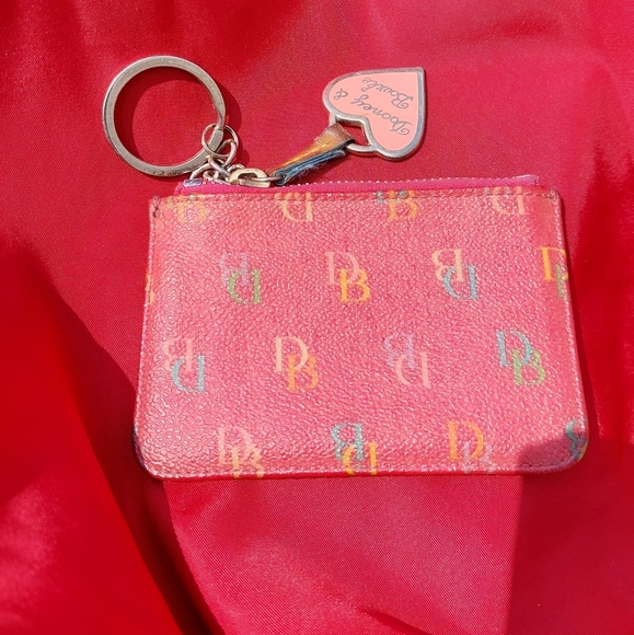 Super RARE Dooney and Bourke Coin Purse All Over Print - Picture 1 of 6